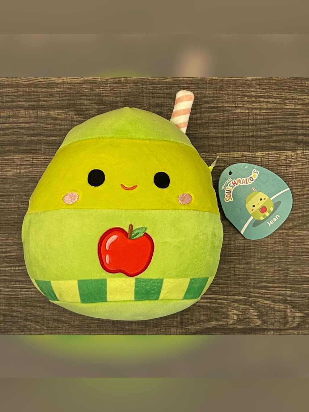 Squishmallows “Jean” The Apple Juice Box Plush Toy